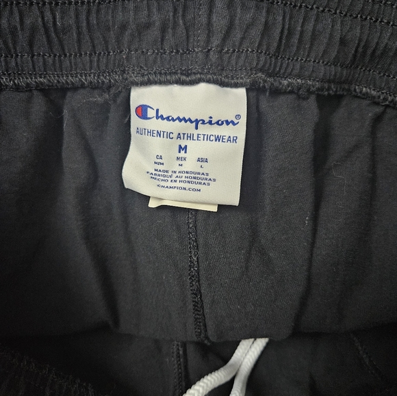 Champion Athleticwear Womens Jogger Sweatpants Size Medium M Soild Black - Picture 10 of 10